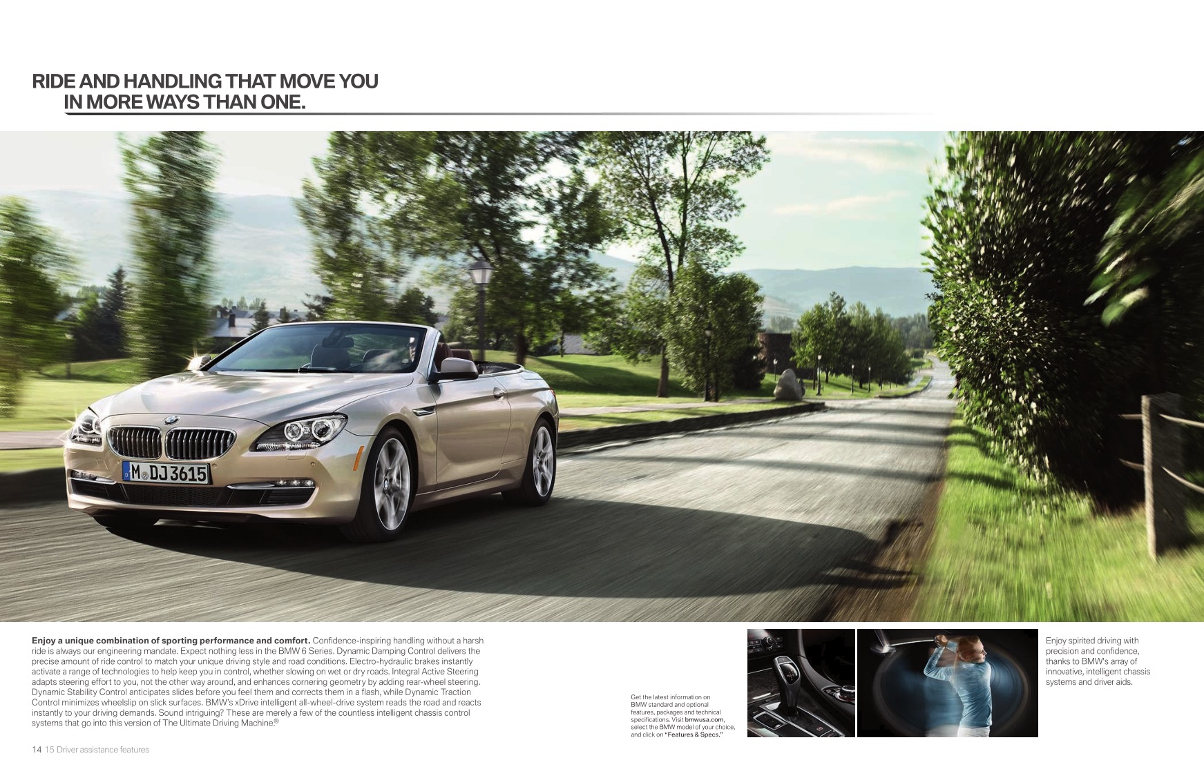 2013 BMW 6-Series Brochure Page 17